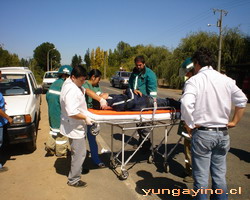 Accidente Camino Yungay - Cholguán