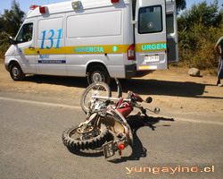 Accidente Camino Yungay - Cholguán