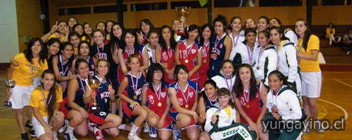 YUNGAYINO.CL - Campeonato Femenino Sub - 18 Basquetbol en Yungay