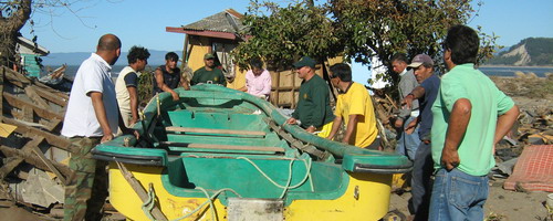 Cuerpo de Bomberos de Yungay concurrió a colaborar con la comuna de Arauco 