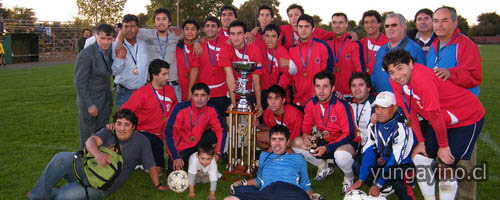 Mulchén Unido se Corono Campeón de la Copa Cordillera 2010