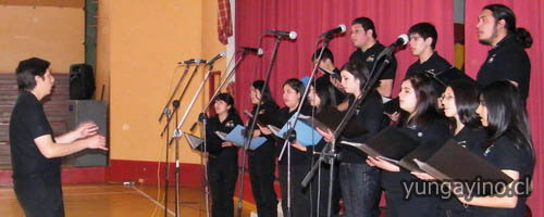 Coro Juvenil Comunal de San Pedro de La Paz se Presento en Yungay