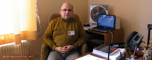 Director Carlos Zapata del Hospital Comunitario Pedro Morales Campos de Yungay