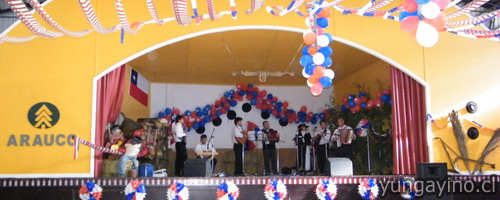 Fiestas Patrias en Cholguán 2010