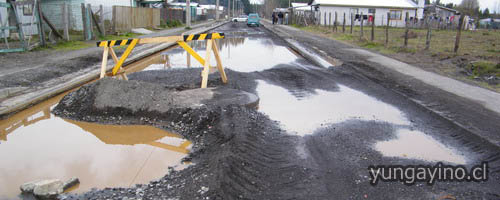 Problemas en Pavimentación de Calle 12 de Octubre en Campanario