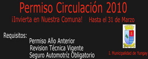 Permiso de Circulación 2010