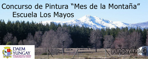 En Escuela Los Mayos se Realizara Concurso de Pintura para Celebrar el “Mes de la Montaña” 