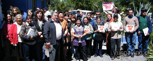 Ceremonia de Inauguración de Radios Transmisores en el Sector Cordillerano de Yungay, Programa Comunas Vulnerables