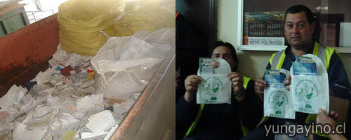 Más de 5 Toneladas de Papel, Plásticos y Latas de Bebida Recicló Paneles Arauco S.A. Planta Trupán-Cholguán