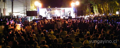 Gran Show al Aire Libre en Yungay