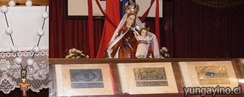 Virgen Peregrina del Carmen Visita Yungay