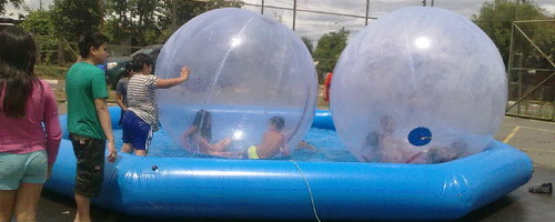 YUNGAYINO.CL - Water Ball Todo un  Acierto en los Barrios de Yungay